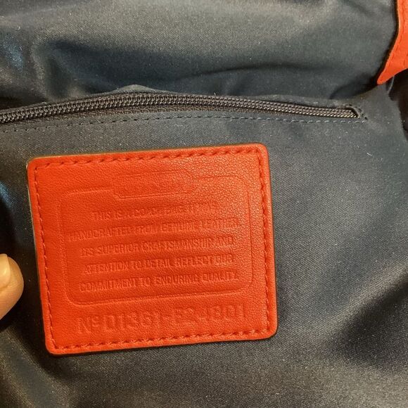 Coach Park Color Block Crossbody Leather Shoulder Bag - Picture 15 of 16